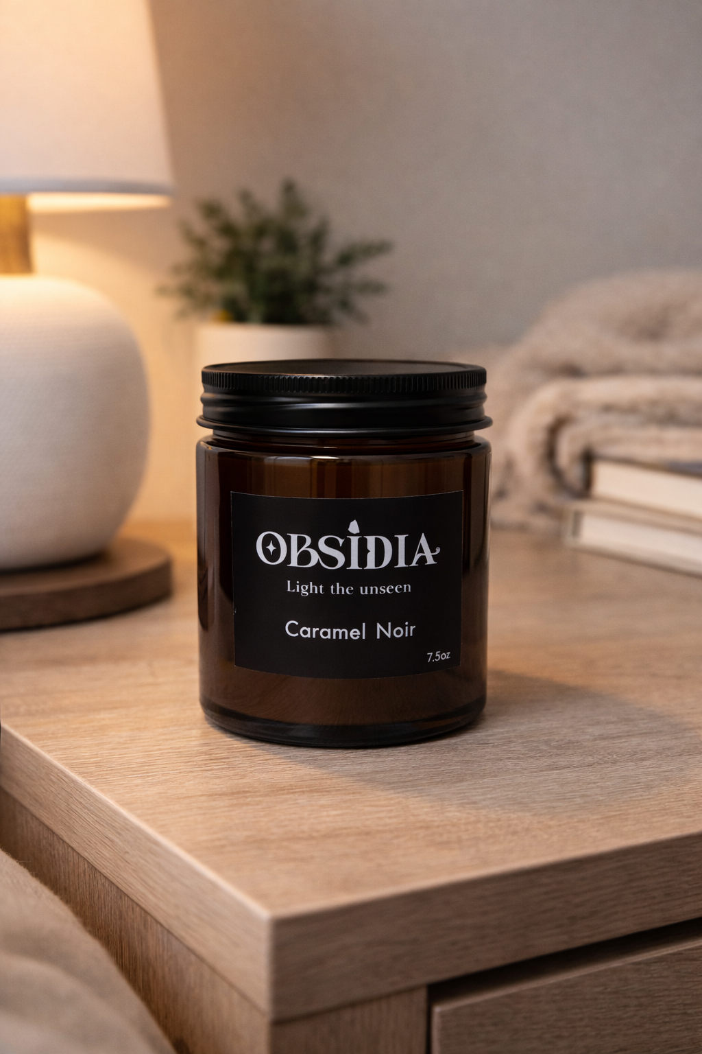 Sienna | Noir Collection 7.5oz Αρωματικό Κερί Σόγιας